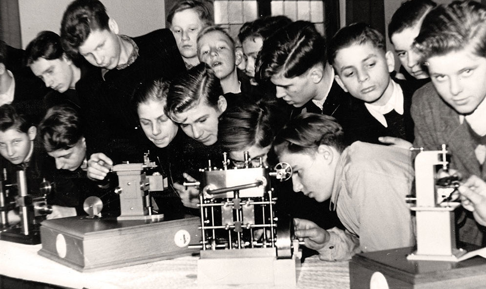 1953, Lüneburger Berufsschüler als Gäste beim Praktischen Leistungswettbewerb.