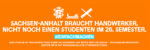 Textmotiv der Kampagne zu Studienzweiflern