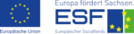 Logo Europäischer Sozialfond ESF Sachsen