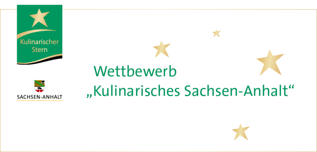 Logo des Wettbewerbs "Kulinarischer Stern Sachsen-Anhalt"