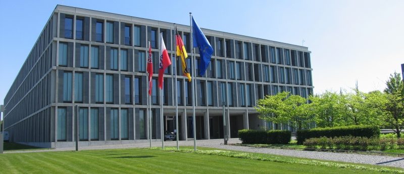 Gebäude des Bundesarbeitsgerichtes in Erfurt