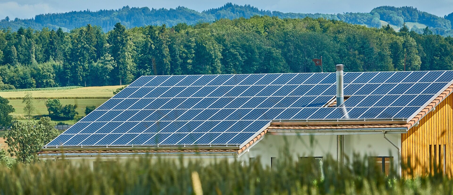 Photovoltaikanlage auf einem Dach